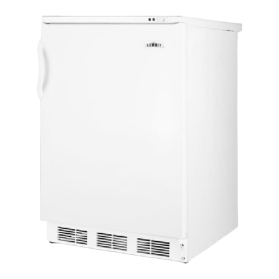 Summit Appliance accucold VT65M Série Mode D'emploi