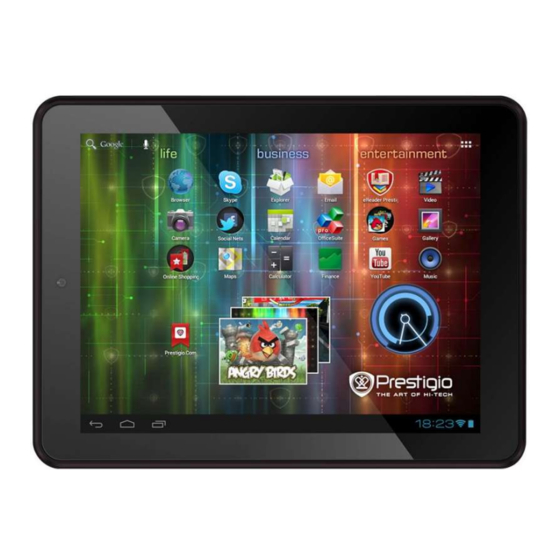 Prestigio MultiPad 8.0 PRO DUO Manuel De L'utilisateur