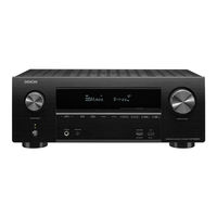 Denon AVR-X2600H Manuel De L'utilisateur