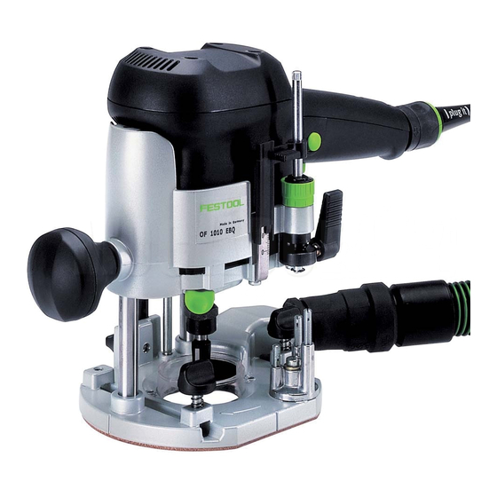 Festool OF 1010 EQ Guide D'utilisation