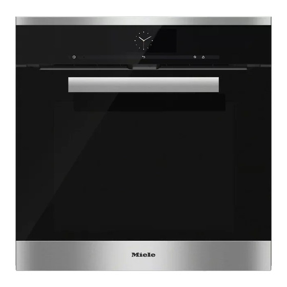 Miele H6860BP Mode D'emploi Et Notice De Montage