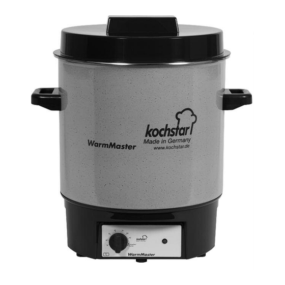 kochstar WarmMaster Mode D'emploi