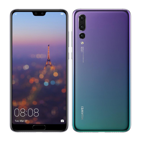 Huawei P20 PRO Manuels