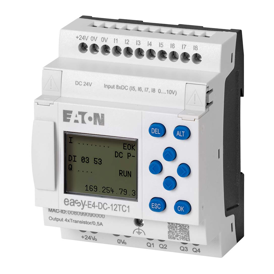 Eaton EASY-E4-12 Serie Notice D'installation