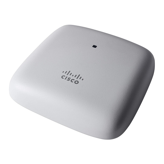 Cisco Business CBW140AC Guide De Démarrage Rapide