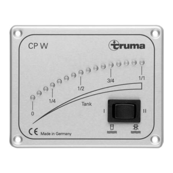 Truma CP W Manuels