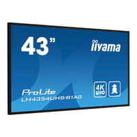 Iiyama ProLite LH4354UHS-B1AG Mode D'emploi