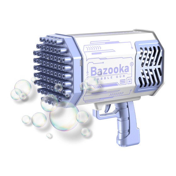 TechKidz Bazooka Bubble Gun Manuel D'utilisation