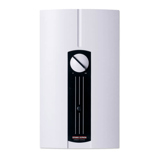Stiebel Eltron DHF 13 C Manuel D'utilisation Et D'installation