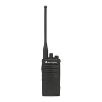 Motorola Solutions RDU4100 Mode D'emploi