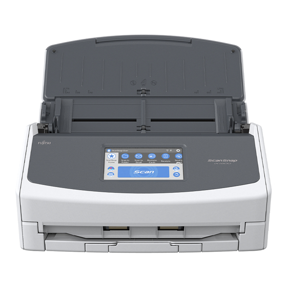 Fujitsu ScanSnap iX1600 Mode D'emploi