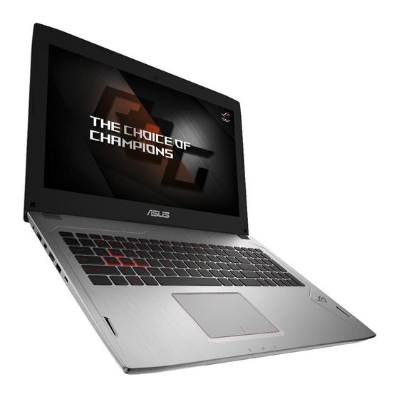 Asus ROG G502VM-FY183T Manuel Électronique