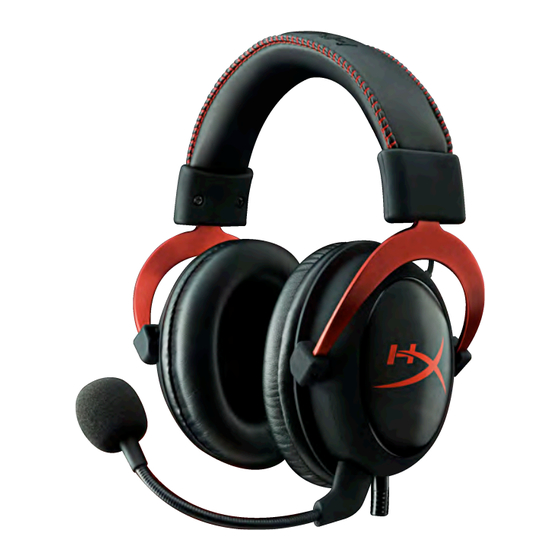 HyperX Cloud II Mode D'emploi