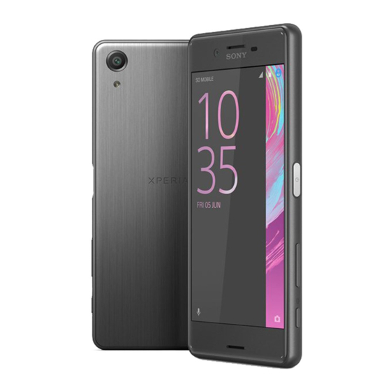 Sony Xperia X Performance Guide De L'utilisateur