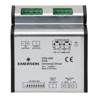 Emerson EXD-U02 Instructions De Service