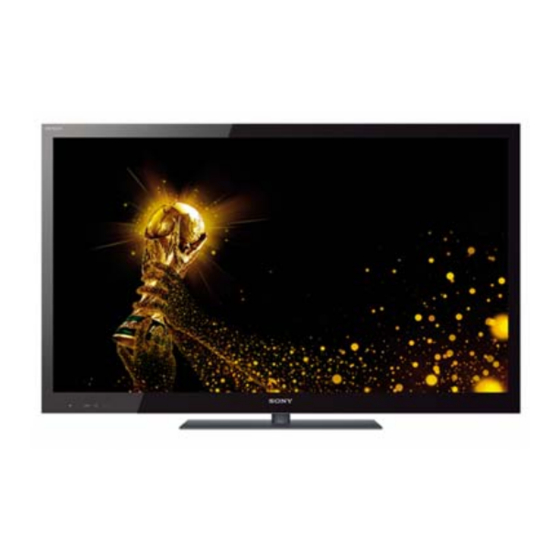 Sony BRAVIA KDL-55NX81 Serie Mode D'emploi