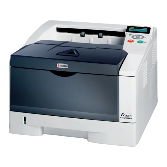 Kyocera Ecosys FS-1350DN Manuel D'utilisation