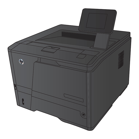 HP LASERJET PRO 400 Série Guide D'installation