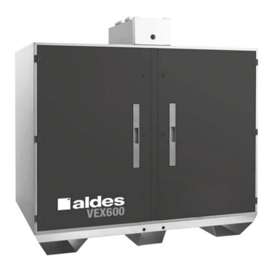 aldes VEX600 Notice D'installation