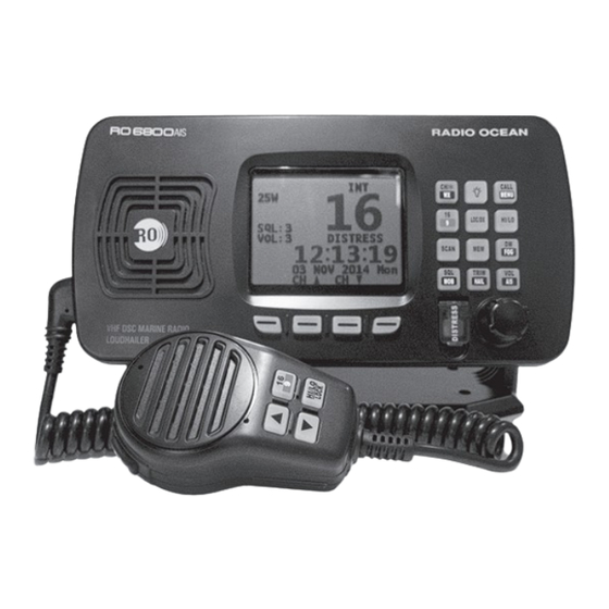 Radio Ocean RO 6700 Manuel D'utilisation