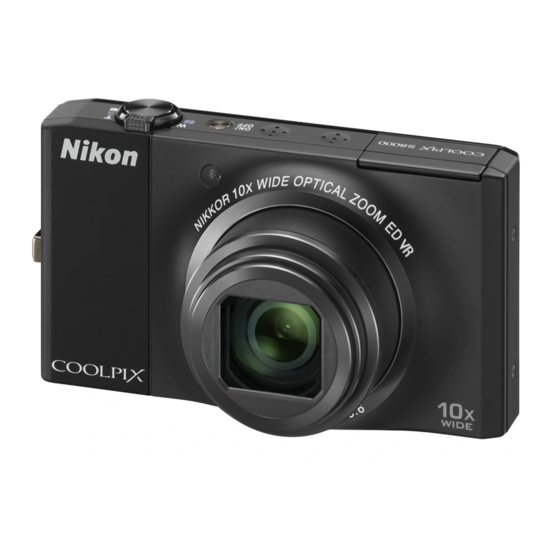 Nikon Coolpix S8000 Manuel D'utilisation