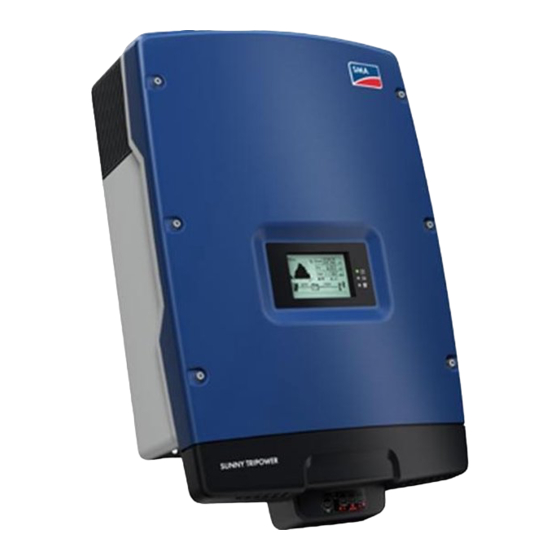 SMA SUNNY TRIPOWER 5000TL Instructions D'installation