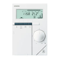 Siemens QAW70 Mode D'emploi