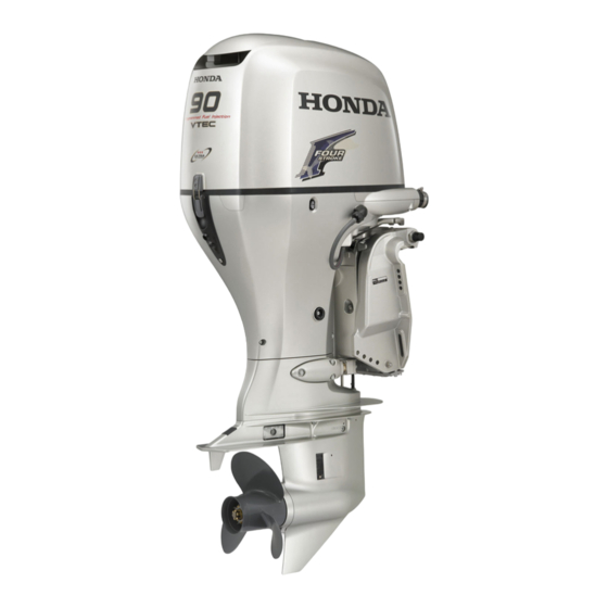 HONDA marine BF75D Manuel D'utilisation