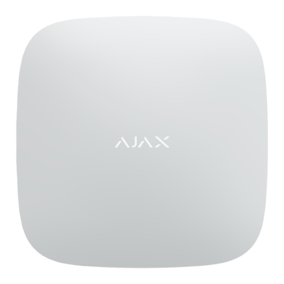 AJAX Hub 2 Manuel Utilisateur