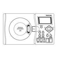 TEAC PROFESSIONAL TASCAM CD-GT1 MkII Manuel Du Propriétaire