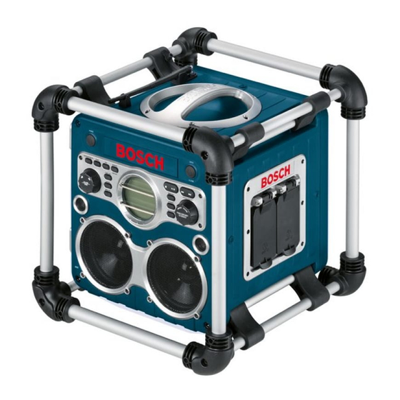 Bosch GML 24 V PROFESSIONAL Manuel D'utilisation