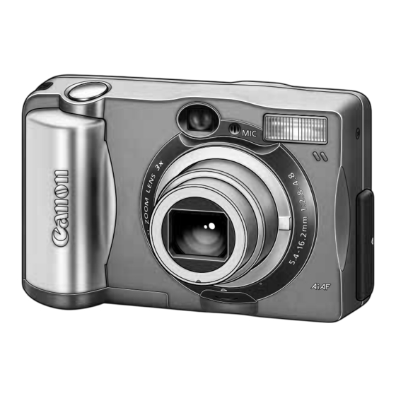 Canon PowerShot A40 Guide D'utilisation