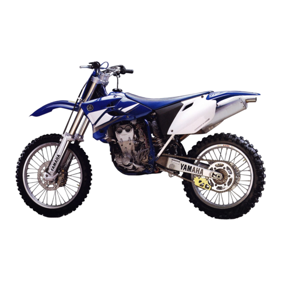 Yamaha Motor YZ450F 2003 Manuels