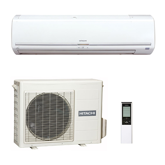 Hitachi RAK-60PPA Manuel D'installation