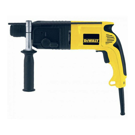 DeWalt D25002 Mode D'emploi