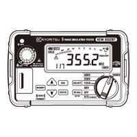 Kyoritsu Electrical Instruments Works 3552 Mode D'emploi