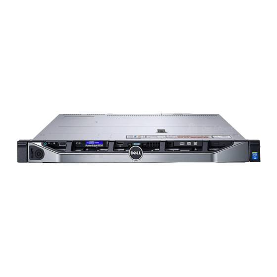 Dell PowerEdge R230 Manuel Du Propriétaire