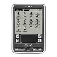 Sony Clie PEG-SL10 Manuel D'utilisation