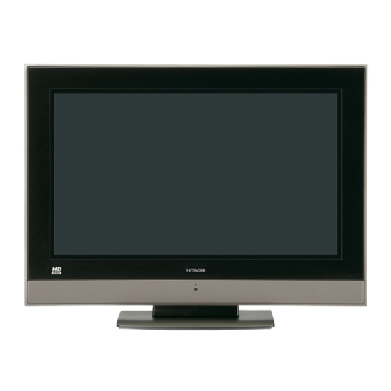 Hitachi 32LD8600 Notice D'utilisation