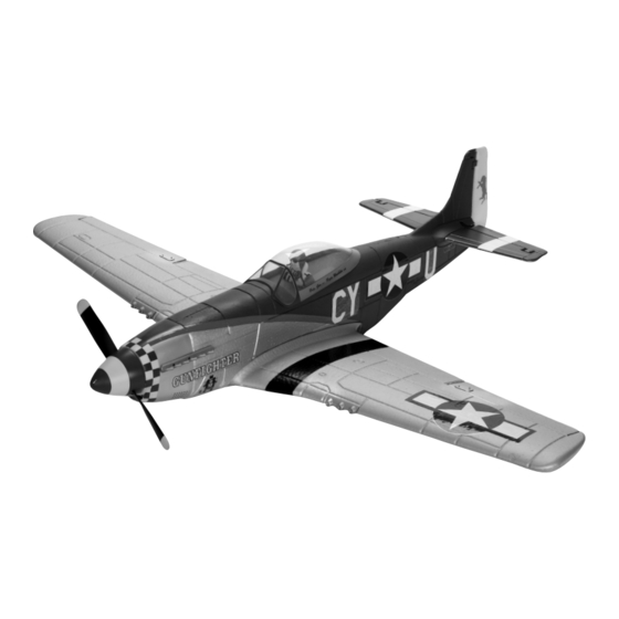 PARKZONE P-51D MUSTANG BL RTF Manuel D'utilisation