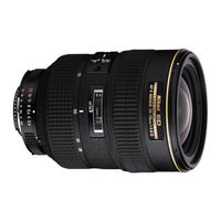 Nikon AF-S Zoom-Nikkor ED 28-70mm f/2.8D IF Manuel D'utilisation