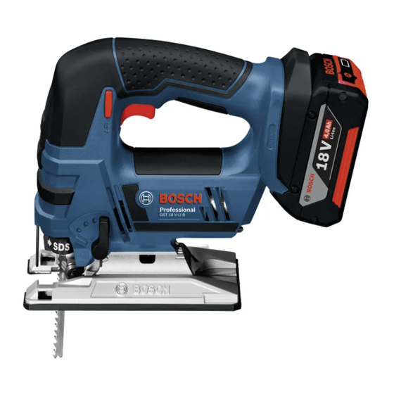 Bosch GST 18 V-LI Notice Originale