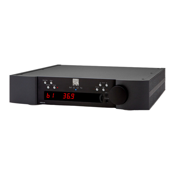 Simaudio MOON Neo Série Guide D'utilisation