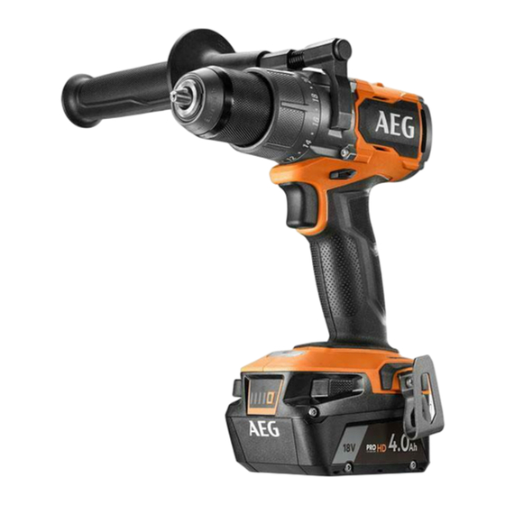 AEG BS18C3BL Notice Originale