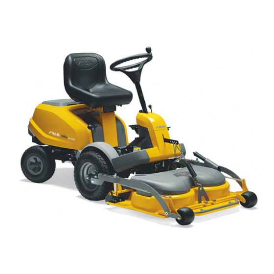 Stiga Villa 2WD Serie Manuel D'utilisation