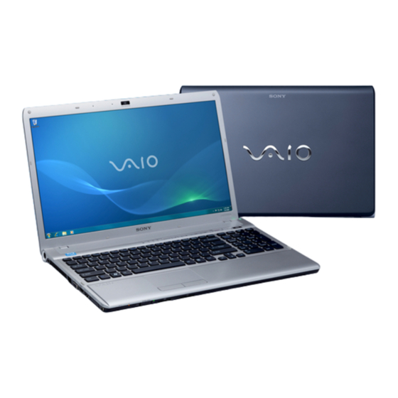 Sony Vaio VPCF12 Série Guide De L'utilisateur