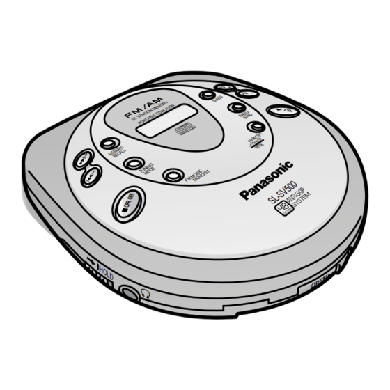 Panasonic SL-SV500 Manuel D'utilisation