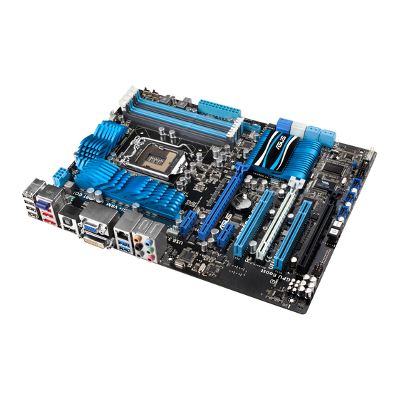 Asus P8Z68-V PRO Mode D'emploi
