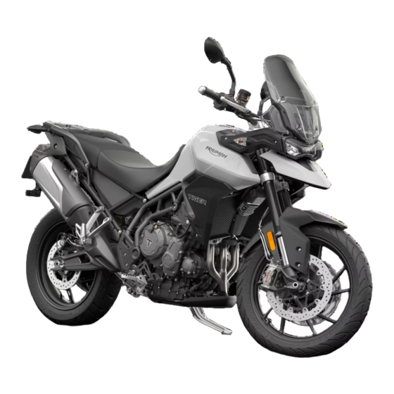 Triumph Tiger 900 2019 Manuel Du Propriétaire