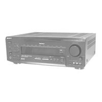Sony STR-DE1015G Mode D'emploi